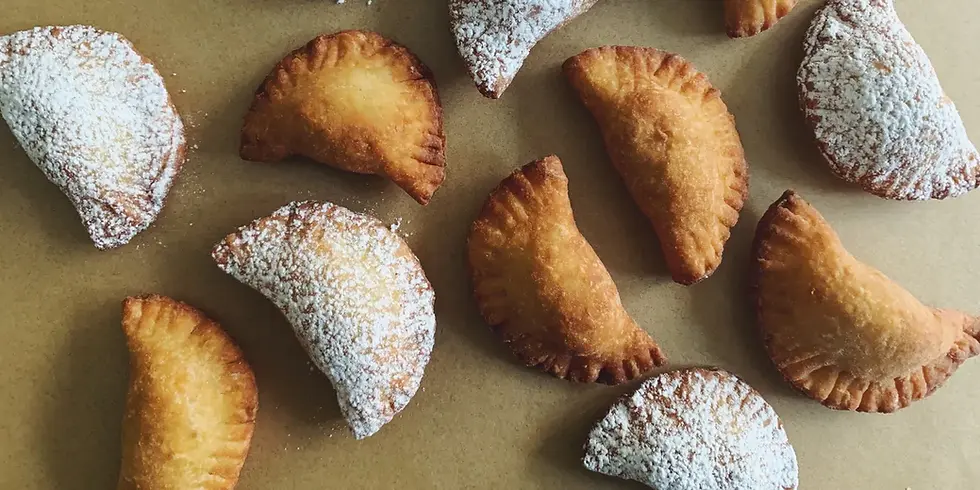 A plate full of holiday baking
