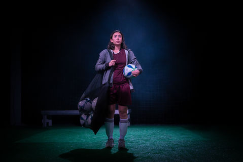 The Wolves, Sarah DeLappe, soccer, theater show, Morgan Wixson Theater, kate schaaf, scenic design, set design, los angeles theater, designer