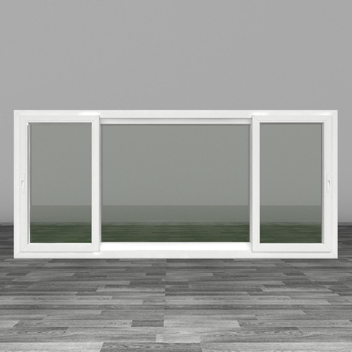 หน้าต่างบานเลื่อนสาม