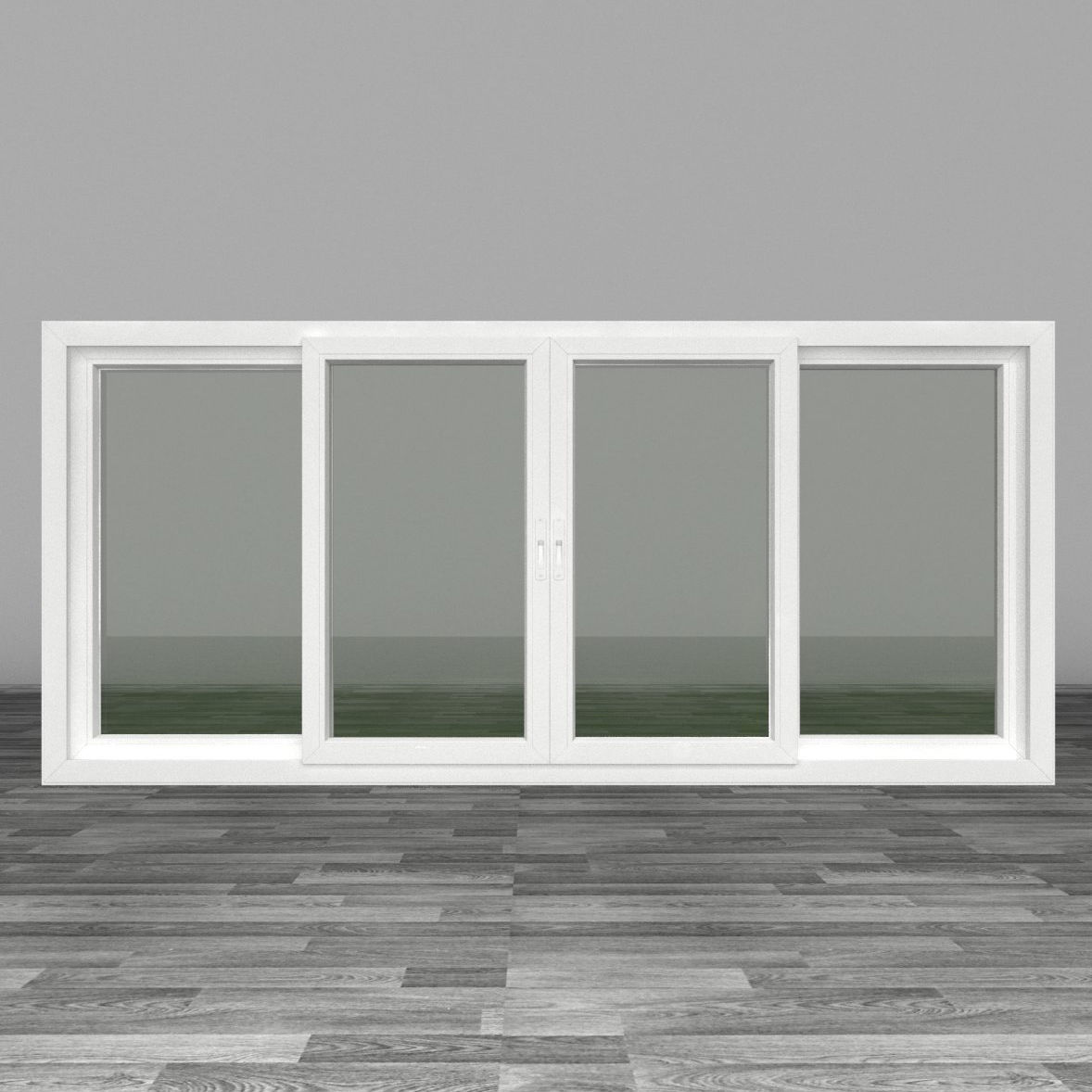 หน้าต่างบานเลื่อนสี่