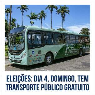 Transporte coletivo gratuito neste domingo de eleições em Batatais