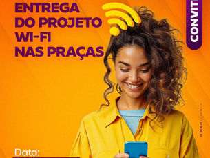 Prefeitura entrega hoje primeira área com Wi-Fi livre da cidade 