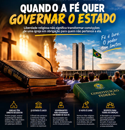 QUANDO A FÉ QUER GOVERNAR O ESTADO