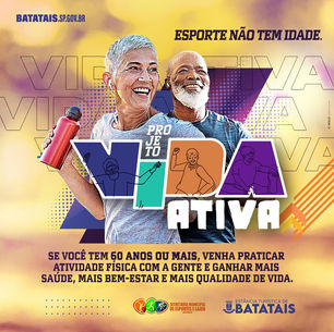 Projeto Vida Ativa oferece atividades físicas para a melhor idade