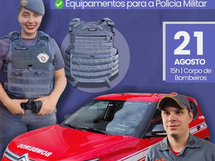 Batatais recebe viatura para Corpo e Bombeiros