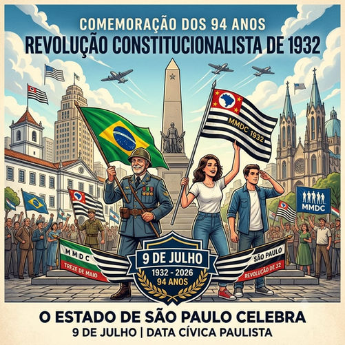 9 de julho: A revolução que mobilizou Batatais e mudou a história do Brasil