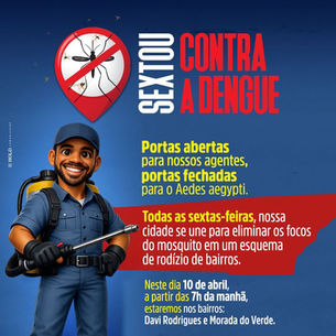 Sextou contra a DENGUE