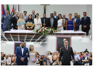 Empossados em Batatais: prefeito, vice-prefeito e vereadores