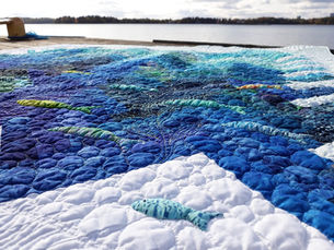 A new quilt - Colors of the sea