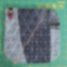 Making potholders from quilted denim.