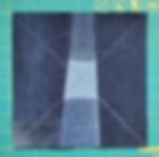 Marking the quilting design for walking foot quilting.