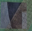 Drawing 60° guide lines for a diamond crosshatch quilting pattern.