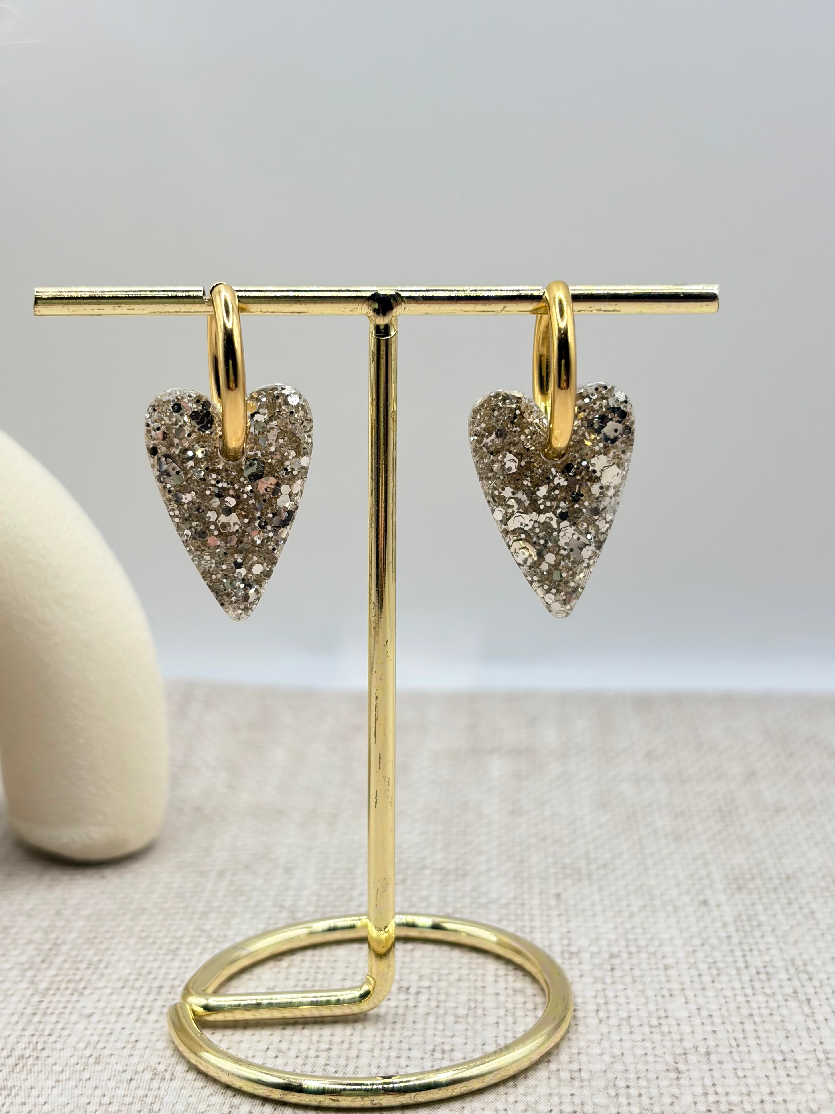 Pampilles Solveig cœur allongé