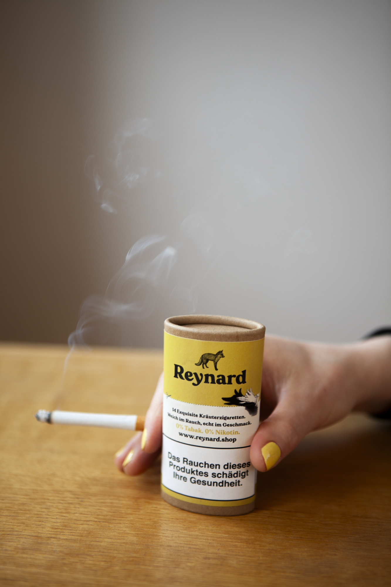 Reynard-Verpackung: Die Damiana-Zigarette