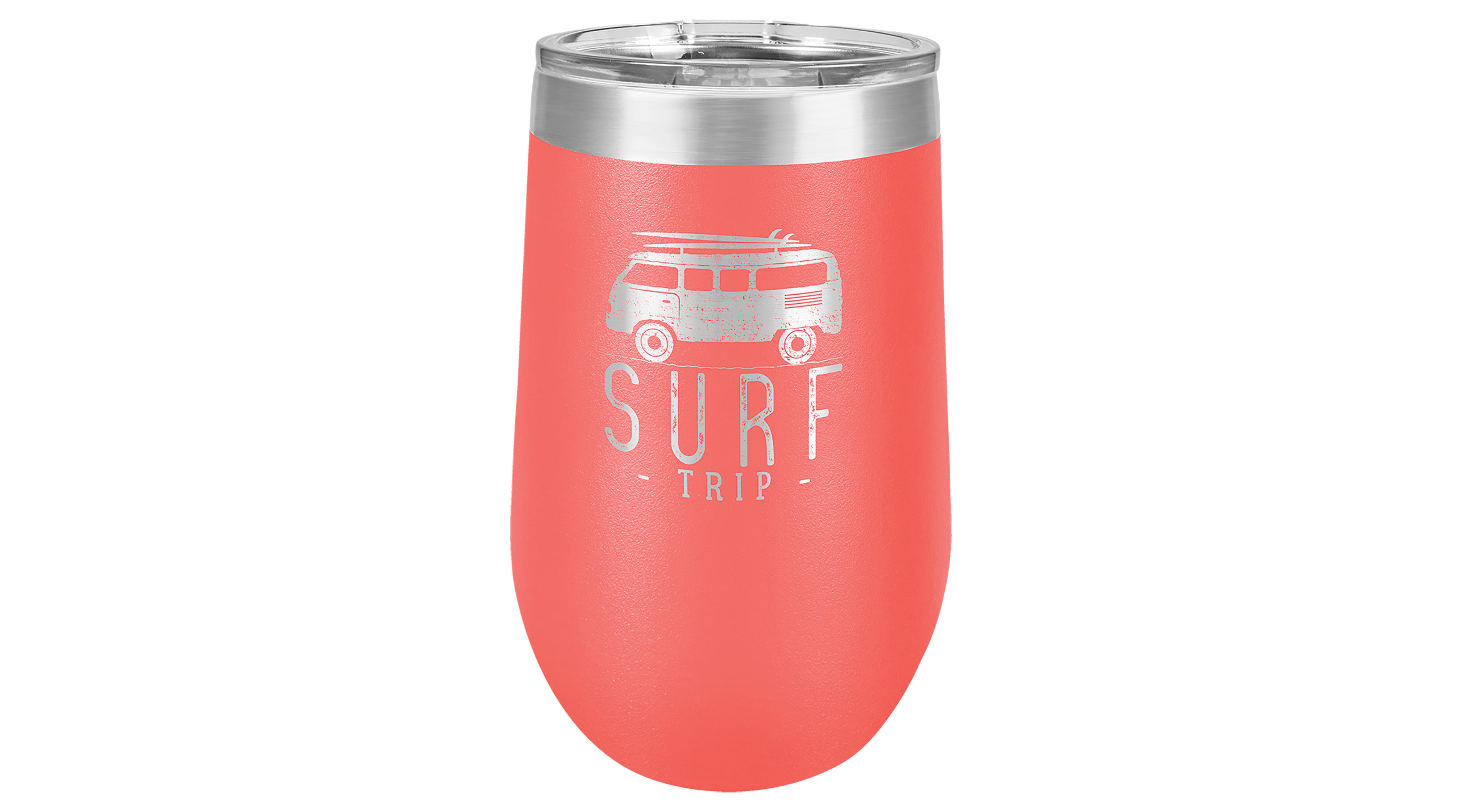 Personalized Laser Engraved Insulated 16 oz. Stemless Wine Tumbler w/Lid — photo 6