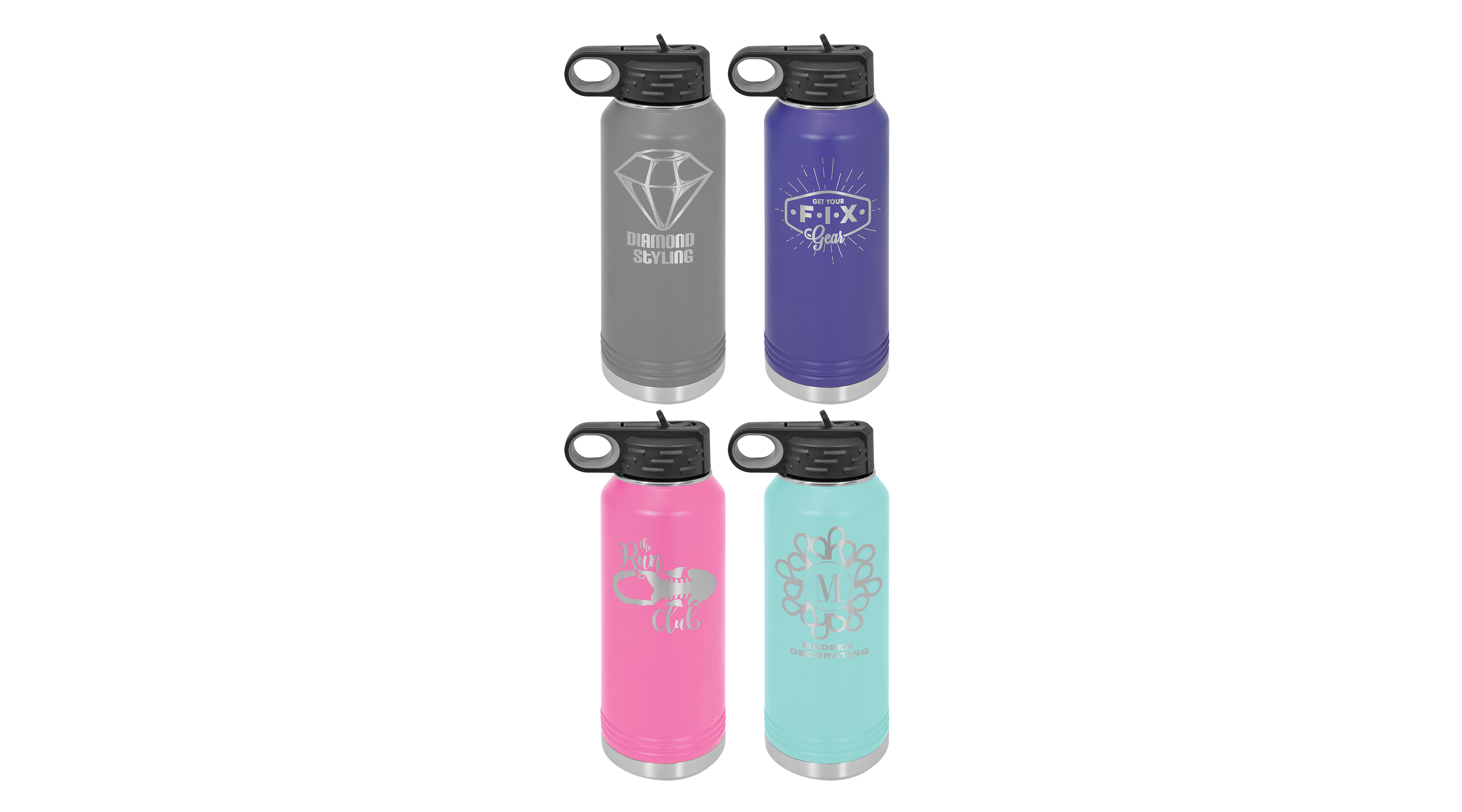 Personalized Laser Engraved 32 oz. Insulated Water Bottle — photo 4