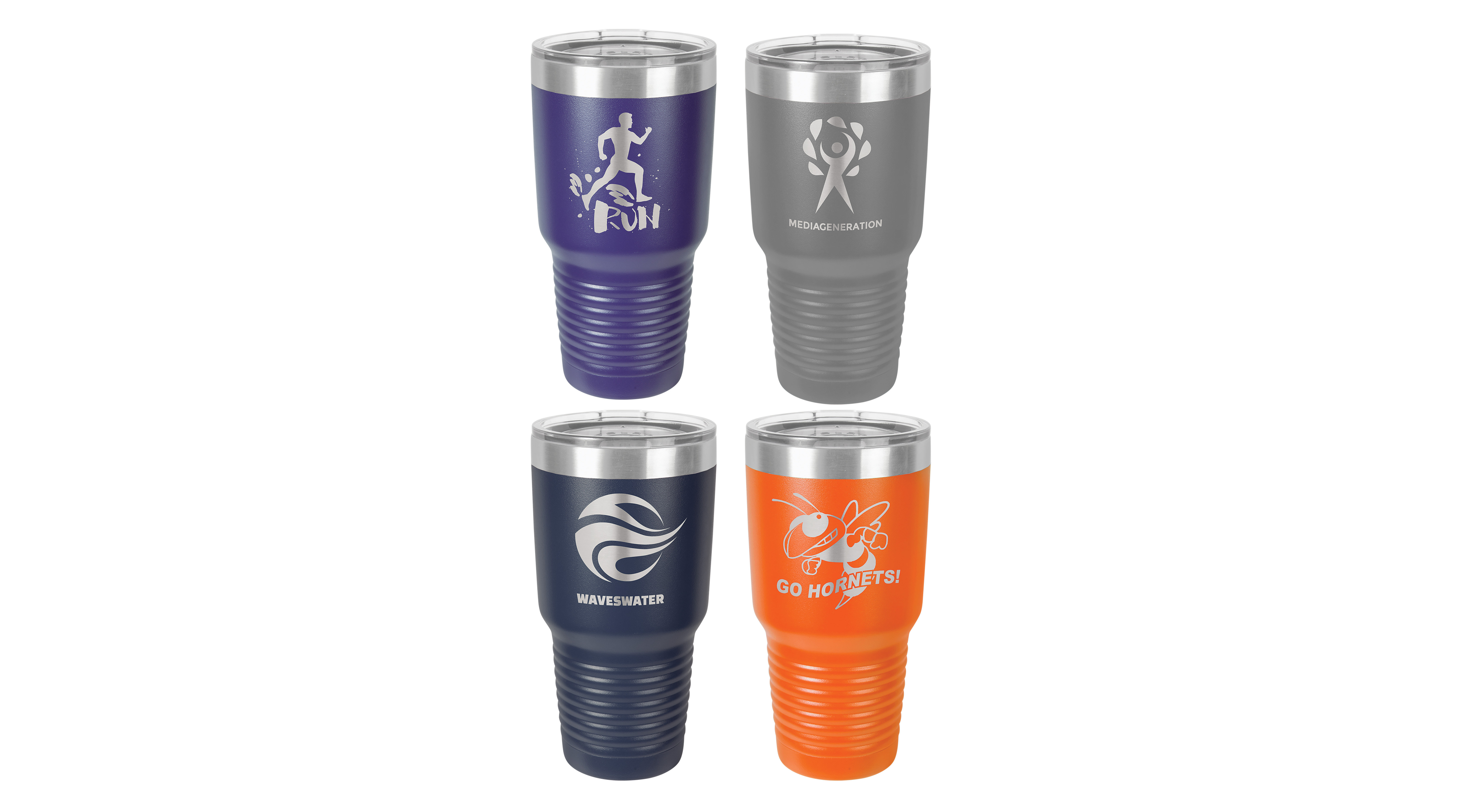 30 oz Personalized Laser Engraved Ringneck Vacuum Insulated Tumbler — photo 3