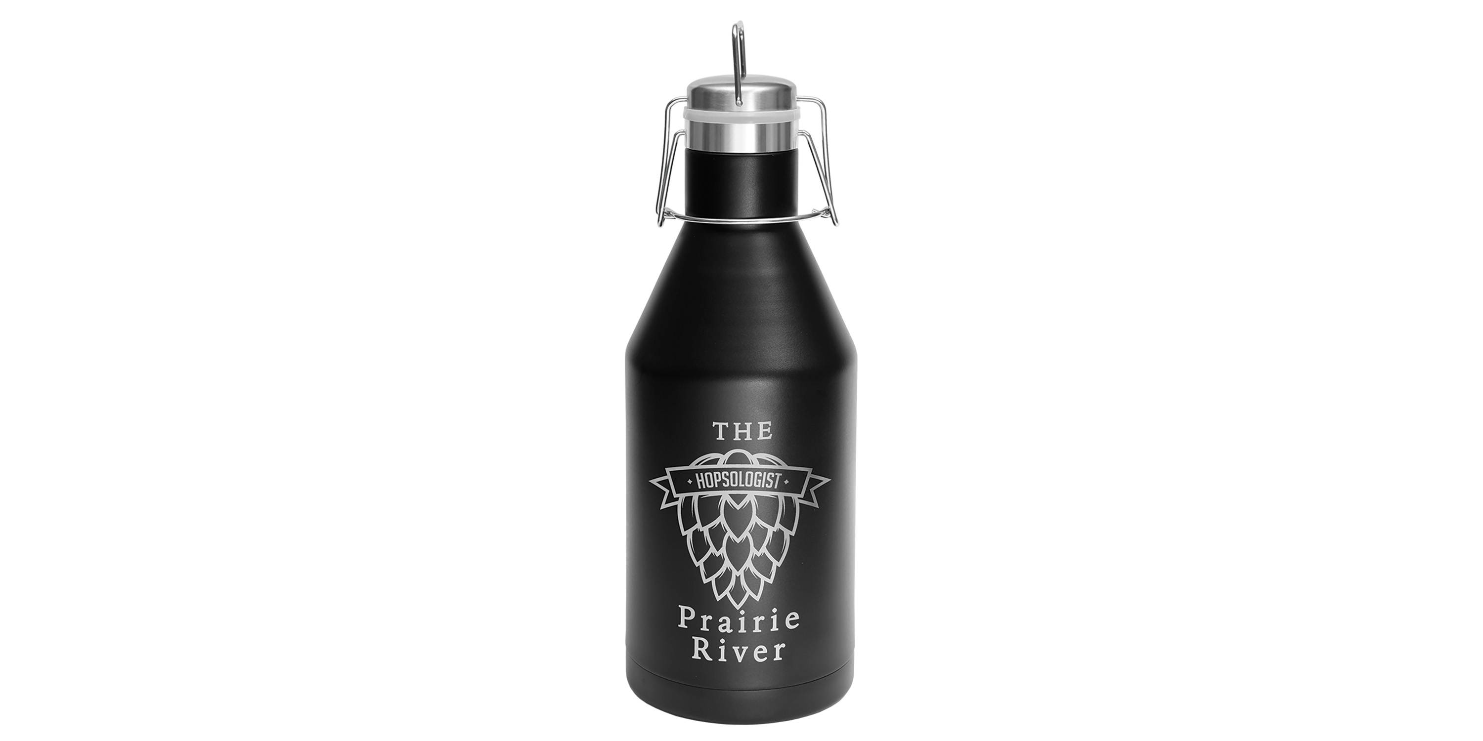 Personalized Laser Engraved 64 oz. Insulated Growler with Swing-Top Lid — photo 3