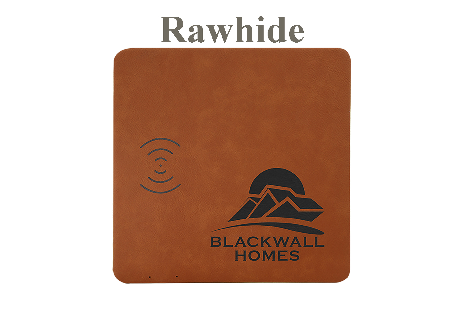 8" x 8" Personalized Leatherette Phone Charging Mat — photo 3
