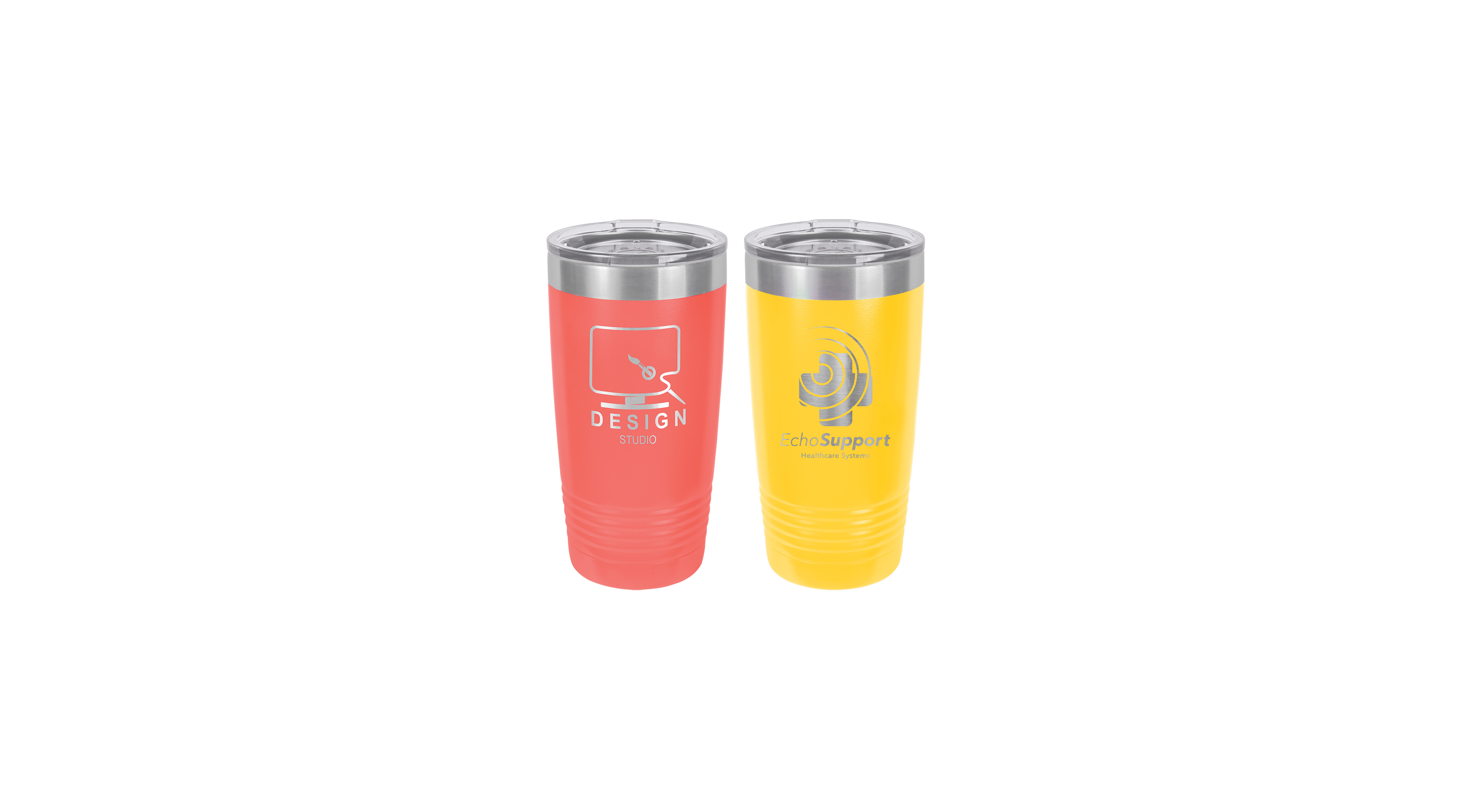 20 oz. Personalized Laser Engraved Ringneck Vacuum Insulated Tumbler w/Clear Lid — photo 6