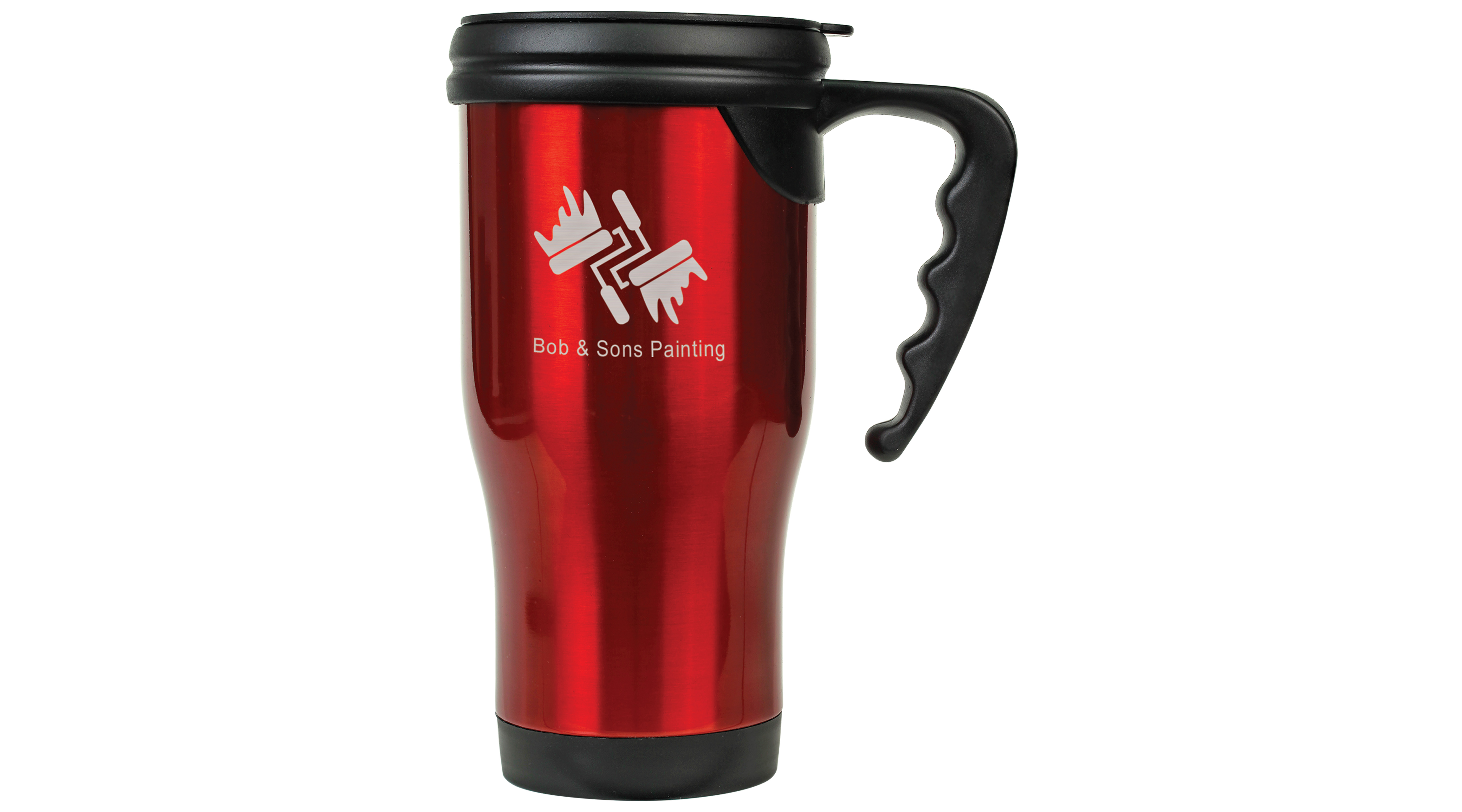 Personalized 14 oz. Travel Mug with Handle — photo 3