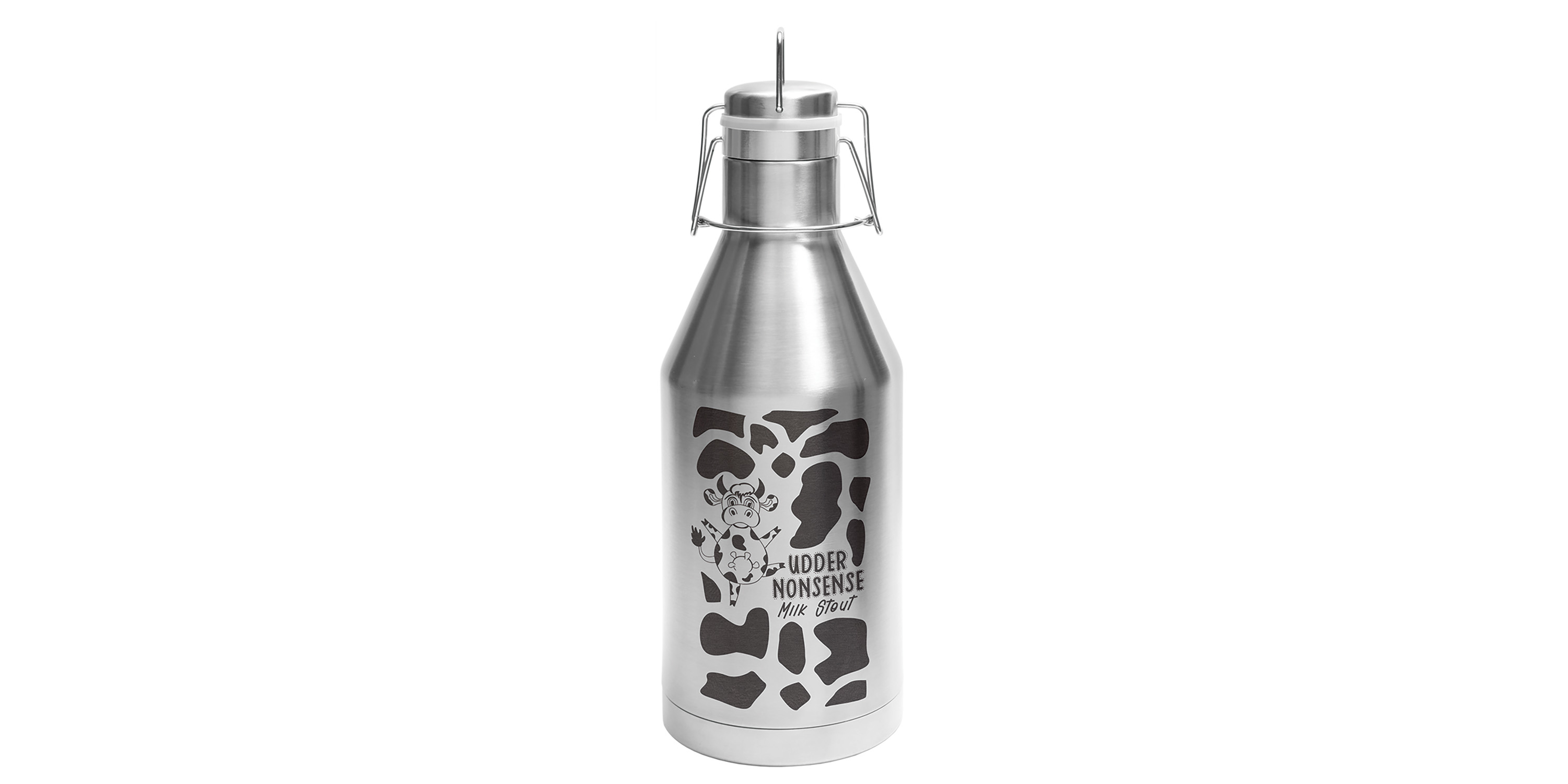 Personalized Laser Engraved 64 oz. Insulated Growler with Swing-Top Lid — photo 2