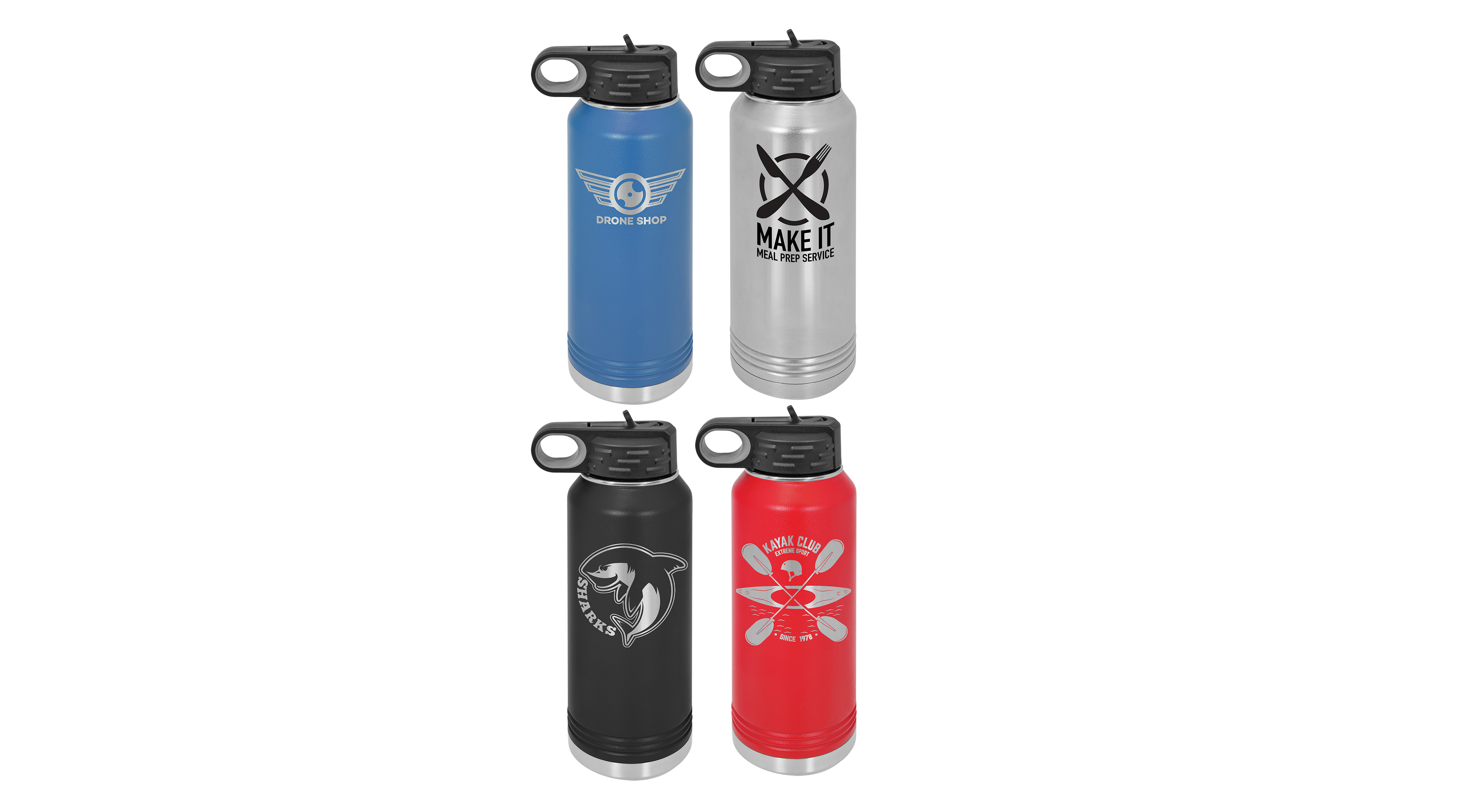 Personalized Laser Engraved 32 oz. Insulated Water Bottle — photo 6