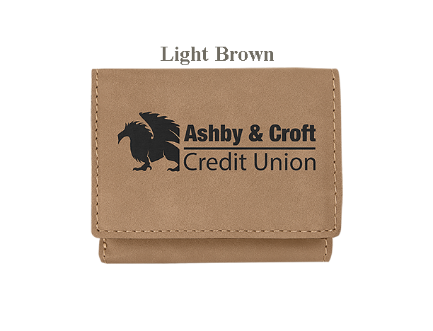 3" x 4" Personalized Leatherette Trifold Wallet — photo 5