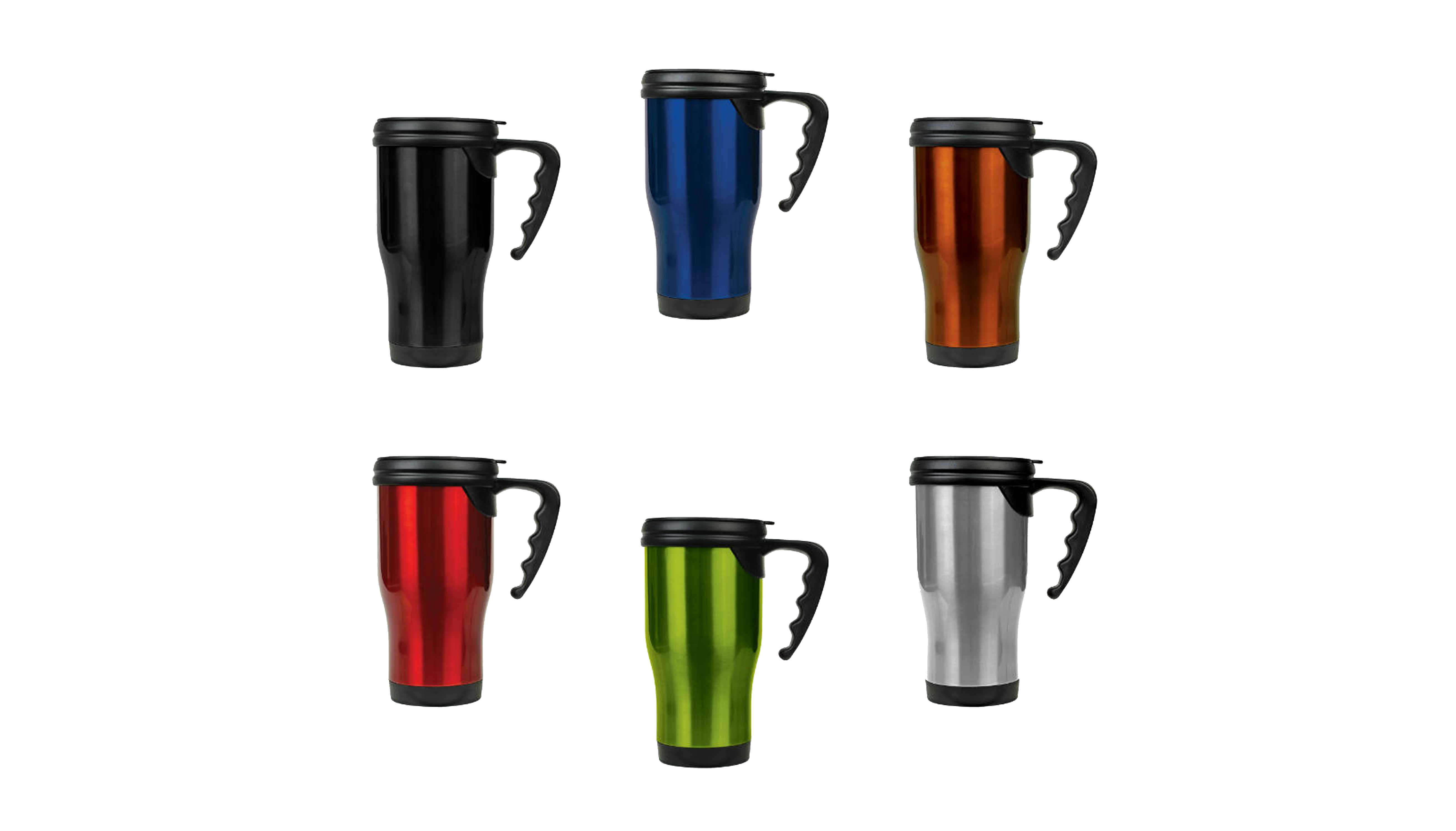 Personalized 14 oz. Travel Mug with Handle
