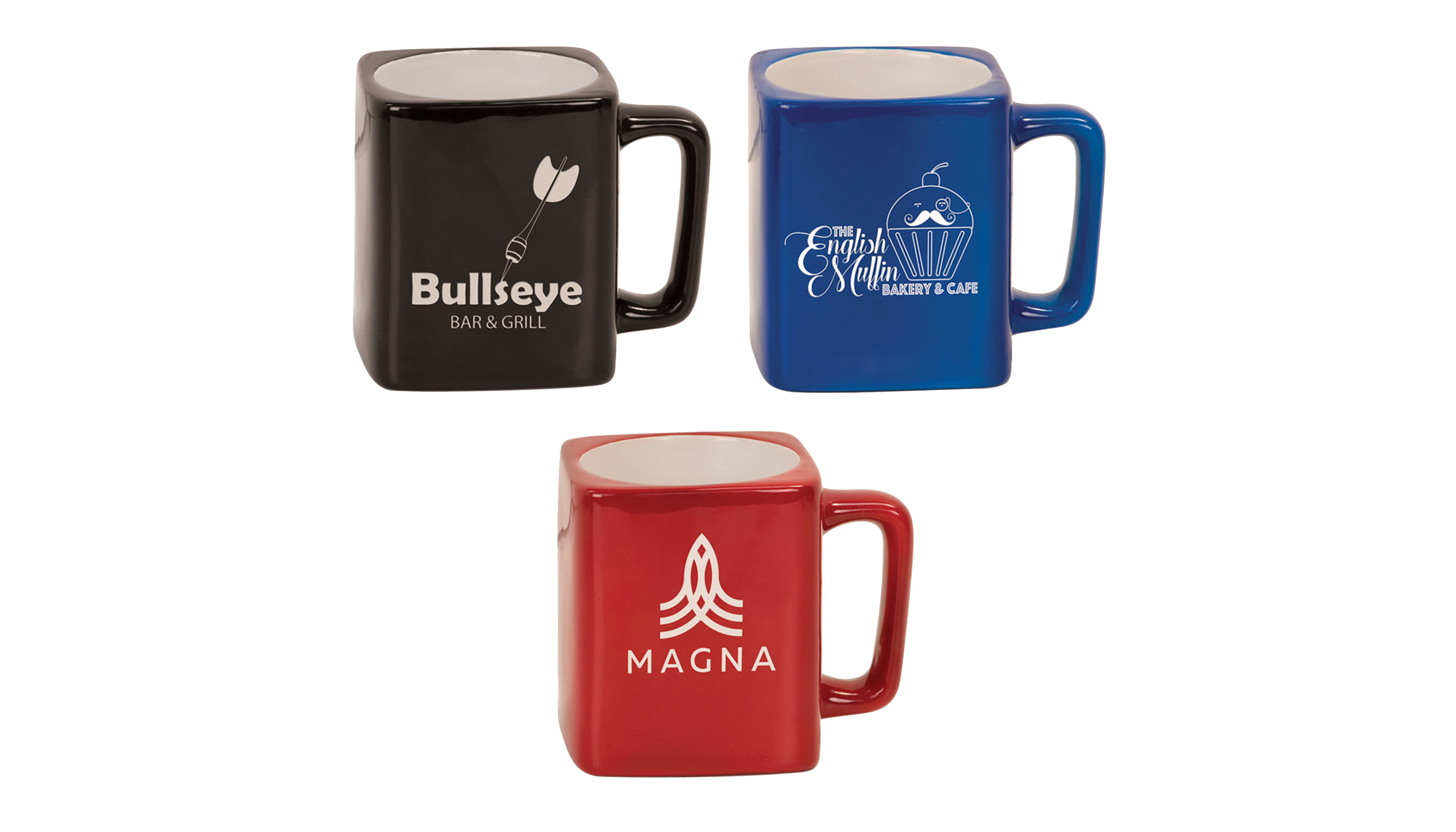 Personalized 8 oz. Square Ceramic Mug