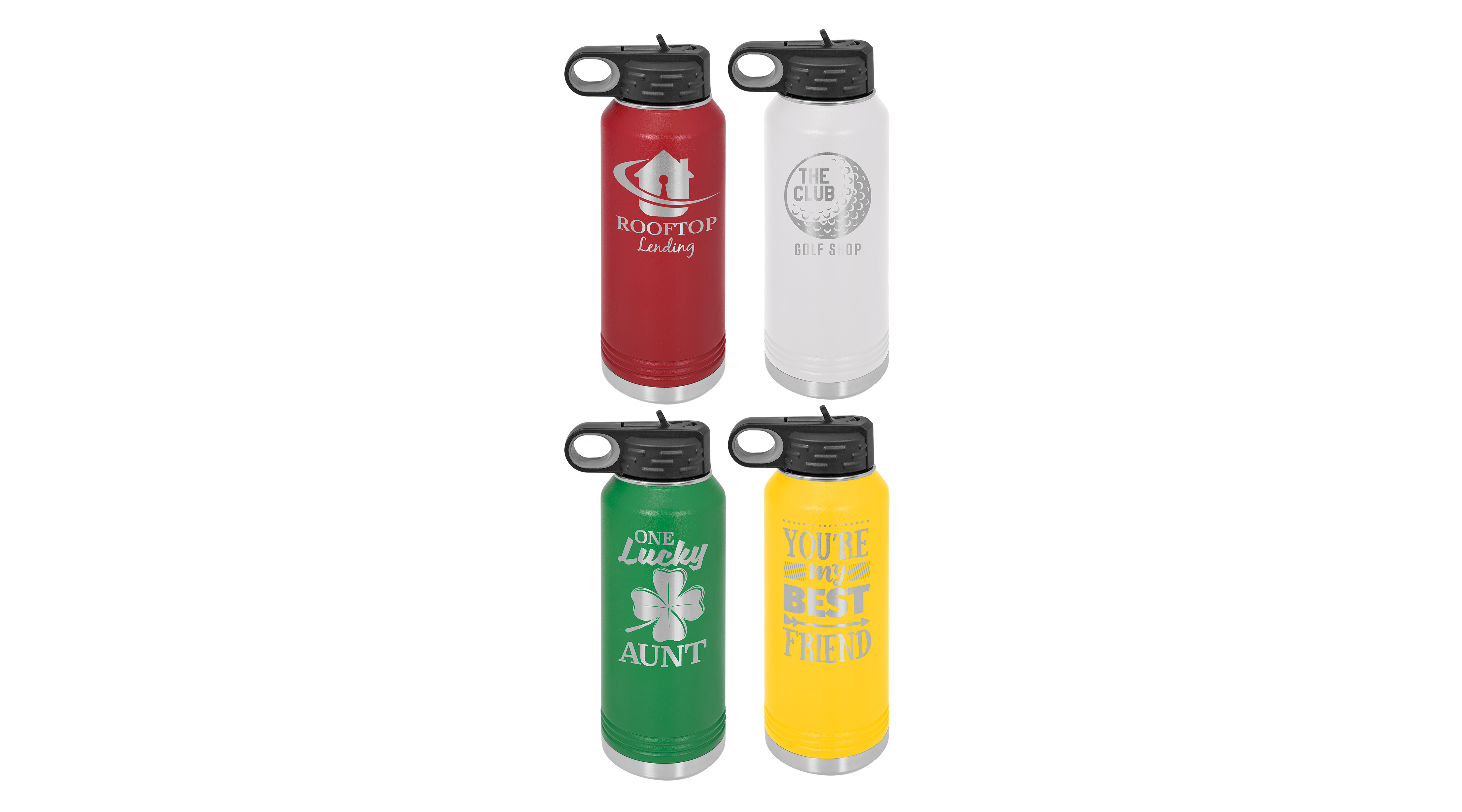 Personalized Laser Engraved 32 oz. Insulated Water Bottle — photo 5