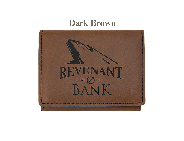 3" x 4" Personalized Leatherette Trifold Wallet — photo 4