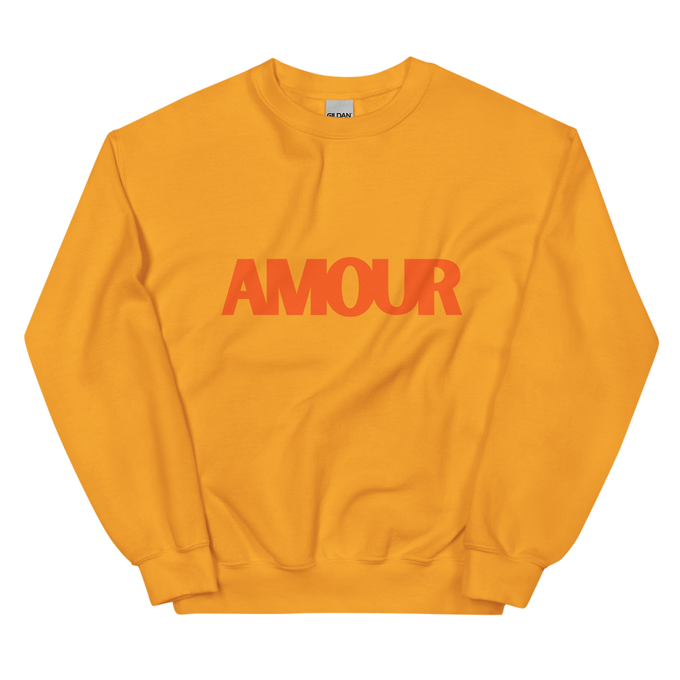 Thumbnail: Amour Unisex Sweatshirt - Gold