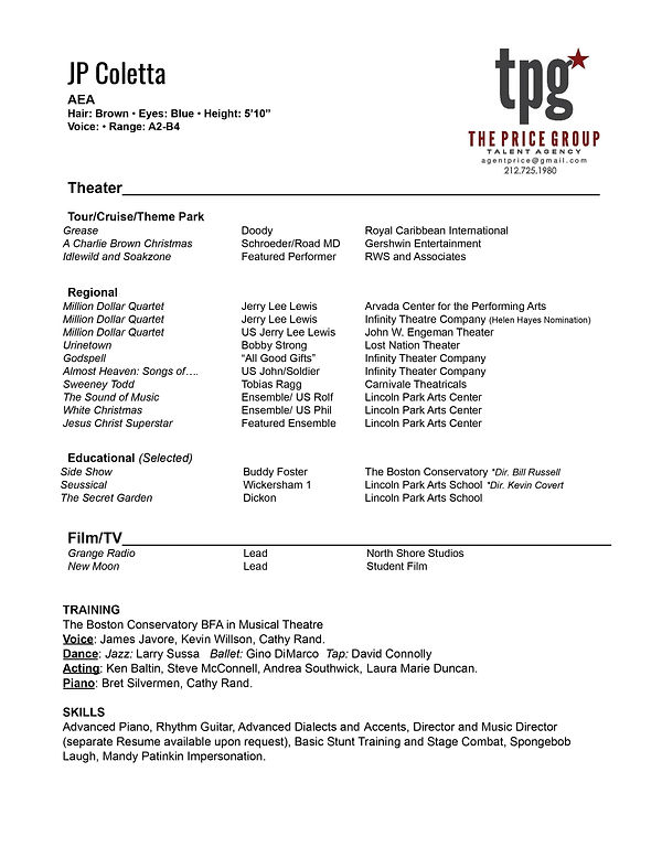 JP Coletta Resume