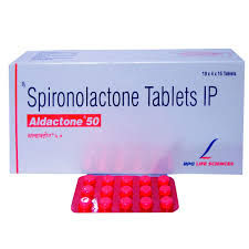 Aldactone 50mg Tablet (Spironolactone 50mg) contains Spironolactone, which is a diuretic (water pill)-skymeds