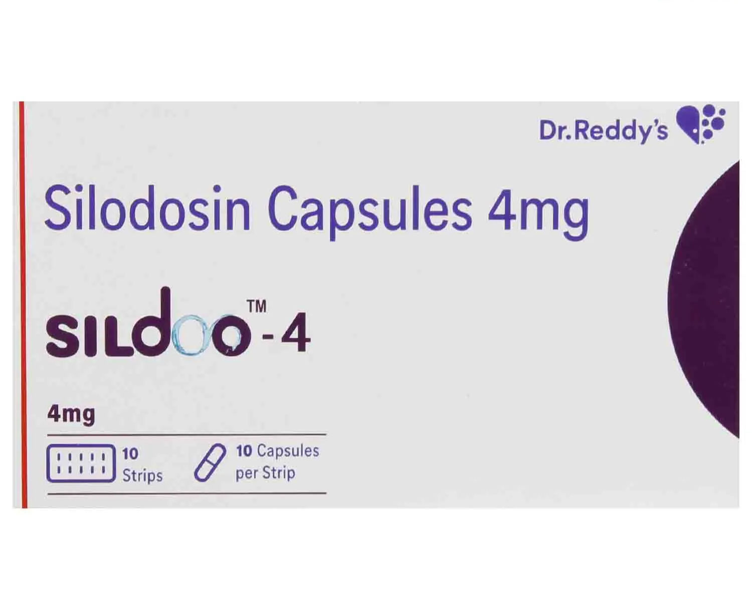 Sildoo 4mg Capsule (Silodosin 4 mg) is an alpha-adrenergic antagonist that is used-skymeds