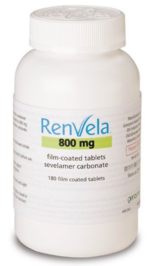 Renvela Tablet (Sevelamer) is used to treat increased phosphate levels in the blood-skymeds