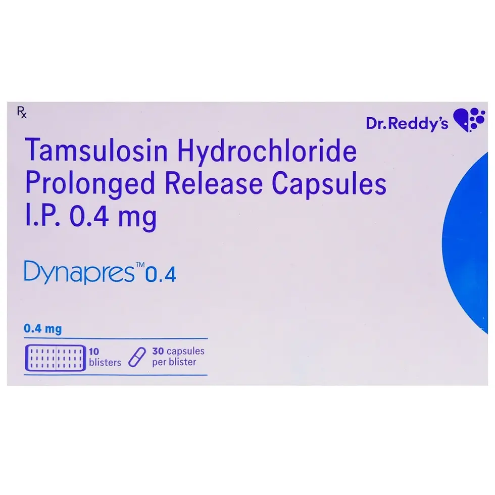 Dynapres 0.4mg Capsule (Tamsulosin 0.4) is an alpha-adrenergic antagonist that is used-skymeds