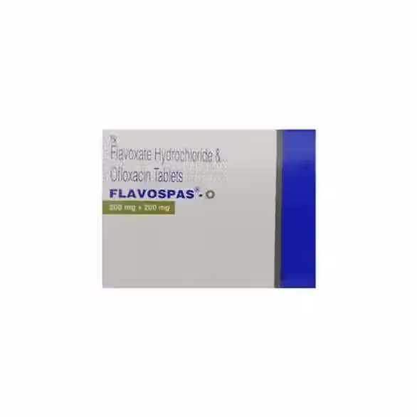 Flavospas O 400mg Tablet (Ofloxacin 200mg/ Flavoxate 200mg). Ofloxacin is an antibiotic that is used-Take Ivermectin™