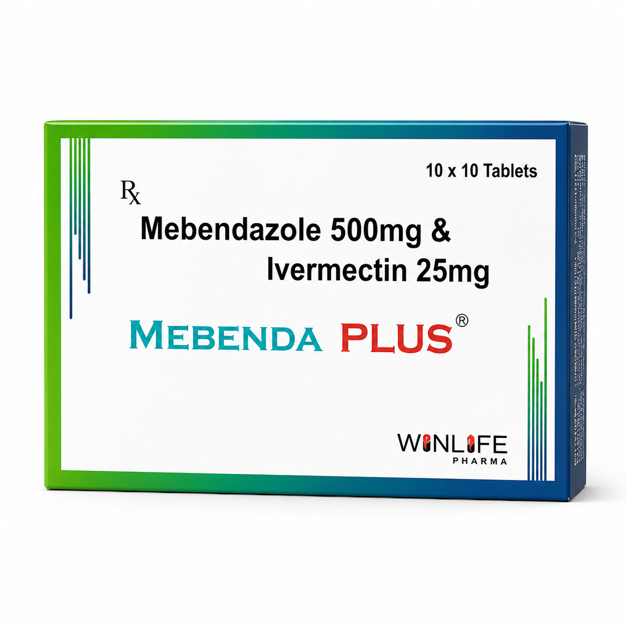 Mebendazole 500 Mg & Ivermectin 25mg