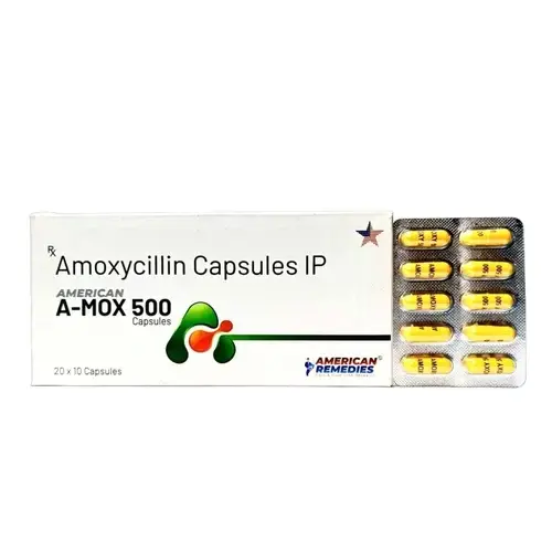 A-Mox 500 Mg (Amoxicillin) is used to treat a variety of bacterial infections | skymeds