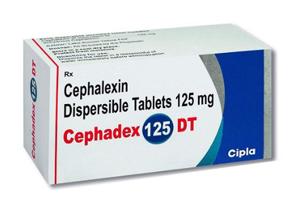 Cephadex DT 125mg (Cephalexin) is an antibiotic medicine that is given to children for | skymeds