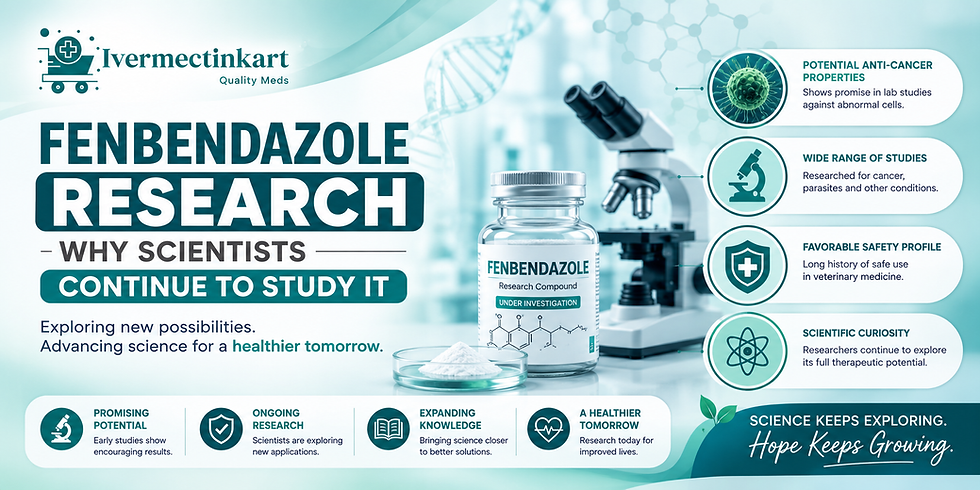 Fenbendazole Research: Why Scientists Continue to Study It | Ivermectinkart