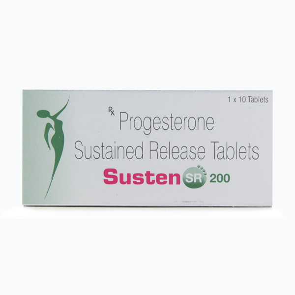 Susten SR 200 mg Tablet is a natural female sex hormone, progesterone | skymeds