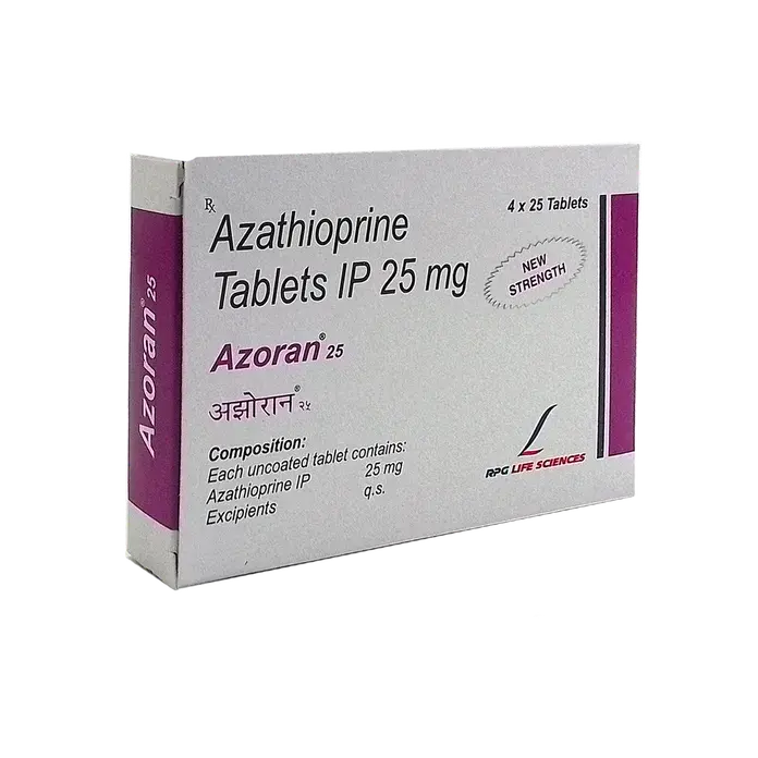Azathioprine 25 Mg (AZORZN) belongs to a group of medicines called immunosuppressants | skymeds