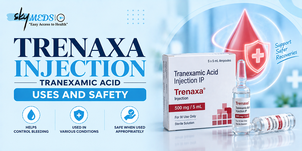 Trenaxa Injection: Tranexamic Acid Uses and Safety | theskymeds