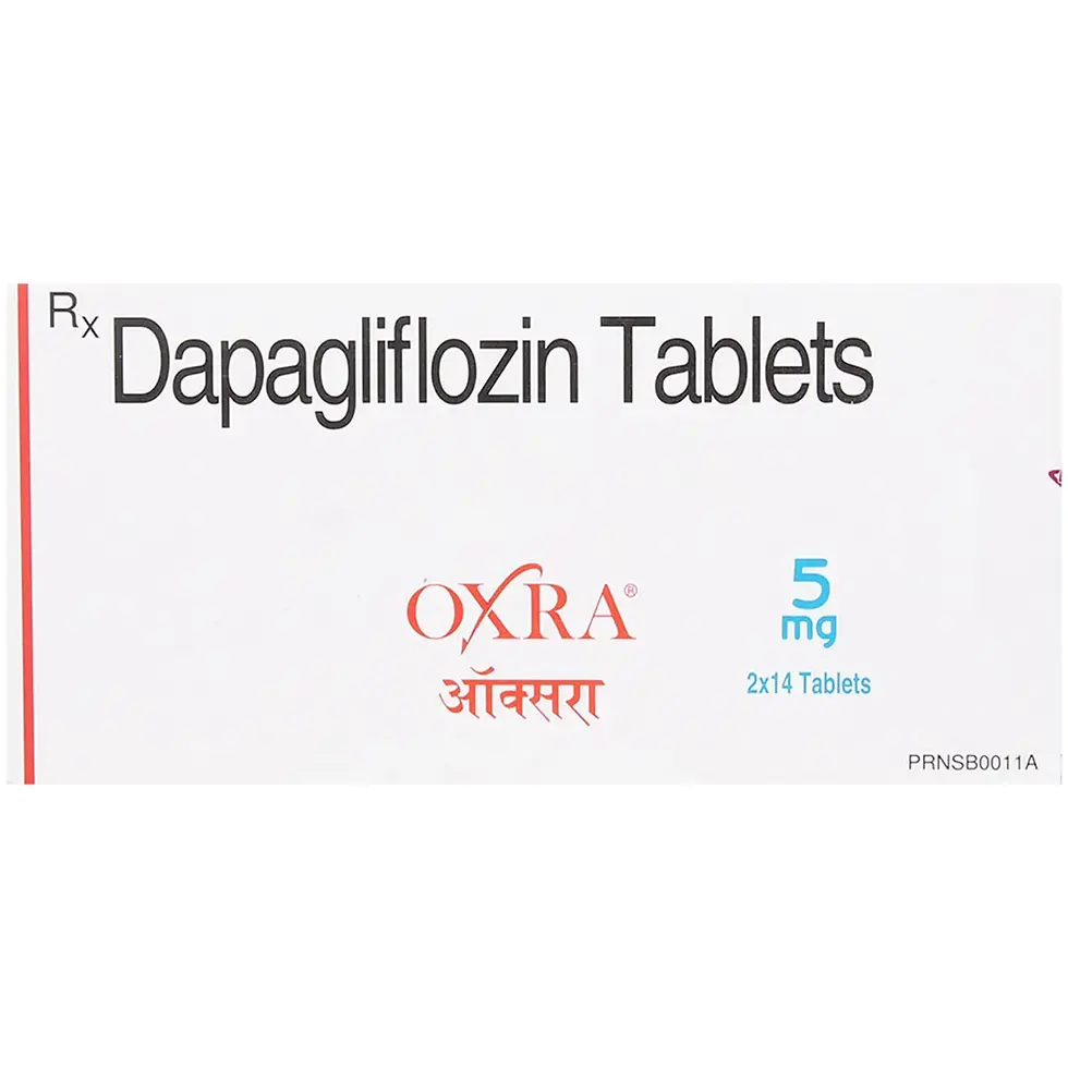 Oxra 5 mg (Dapagliflozin) is used alone or in combination with other medicines to treat | skymeds