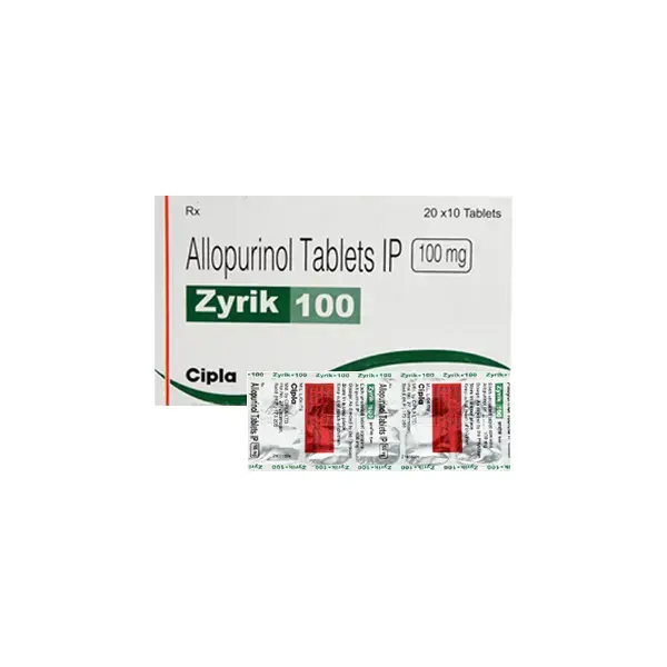 Allopurinol 150mg (Zyrik) is a medicine used to treat and prevent gout. | skymeds