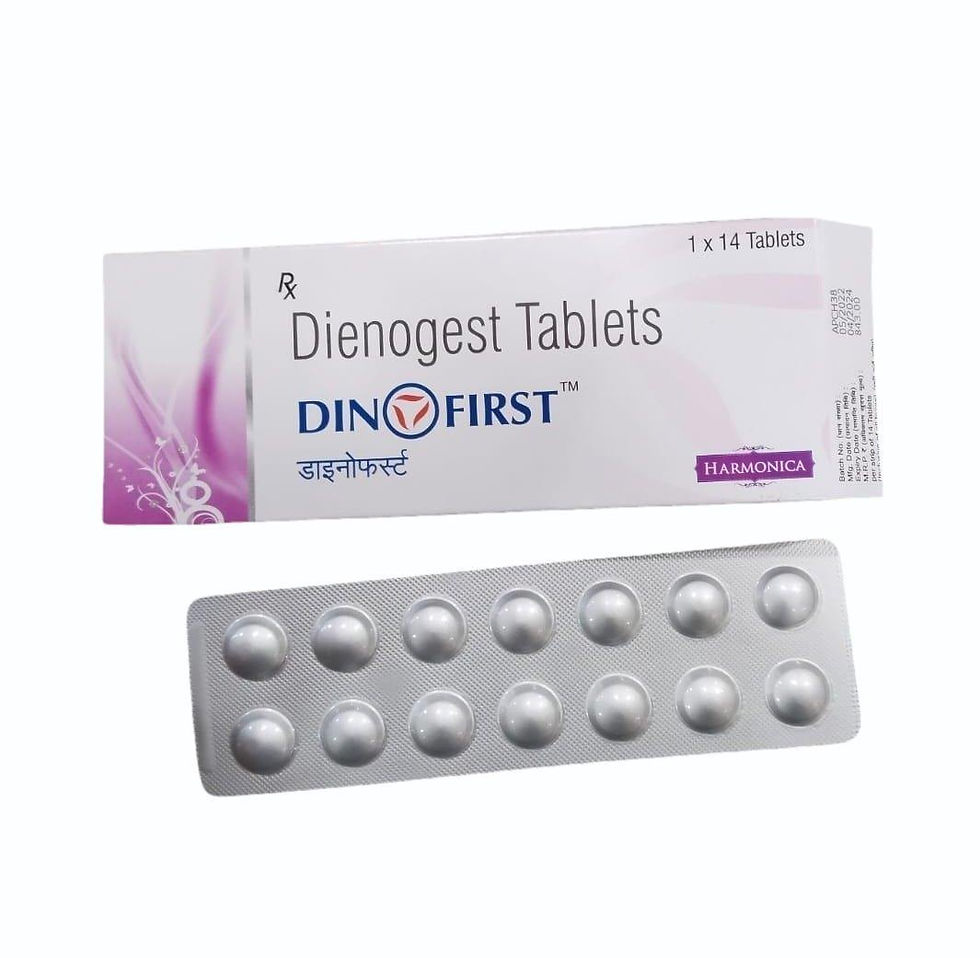 Dinofirst Tablet (Dienogest) is used for the treatment of pelvic pain associated | skymeds
