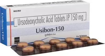 Usibon 150 Tablet (Ursodeoxycholic Acid 150mg) is a medicine used to dissolve certain gallstones-skymeds